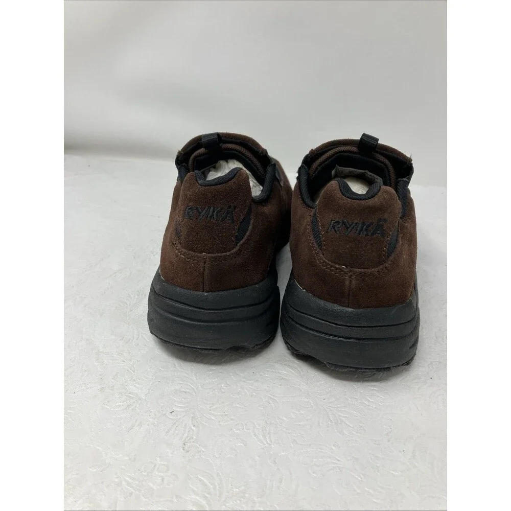 Ryka Cascade Roamer Suede Shoes Comfort Loafers Slip On Womens 7 Brown NEW